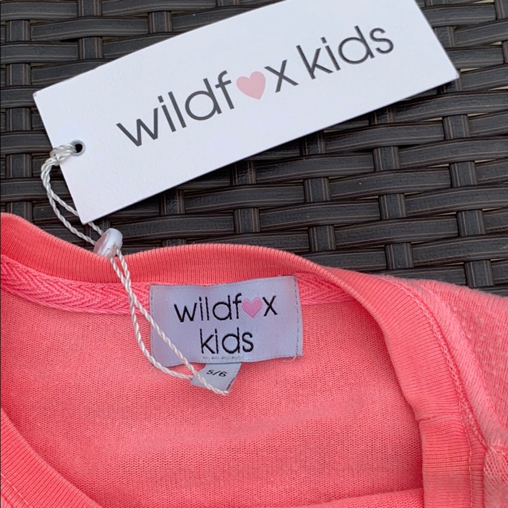 Wildfox Bright Coral Graphic Sweatshirt - Picture 12 of 14